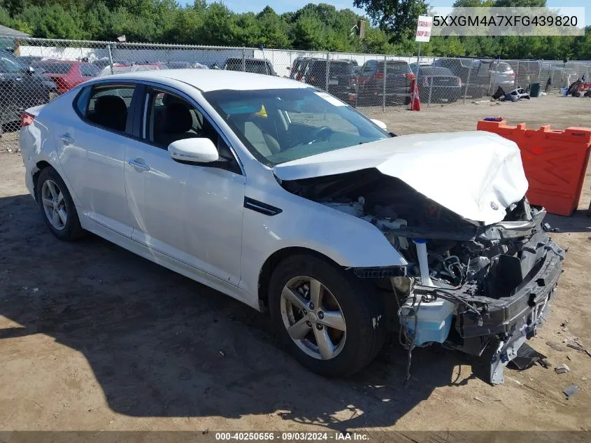 5XXGM4A7XFG439820 2015 Kia Optima Lx