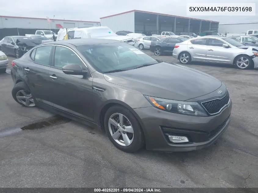 5XXGM4A76FG391698 2015 Kia Optima Lx