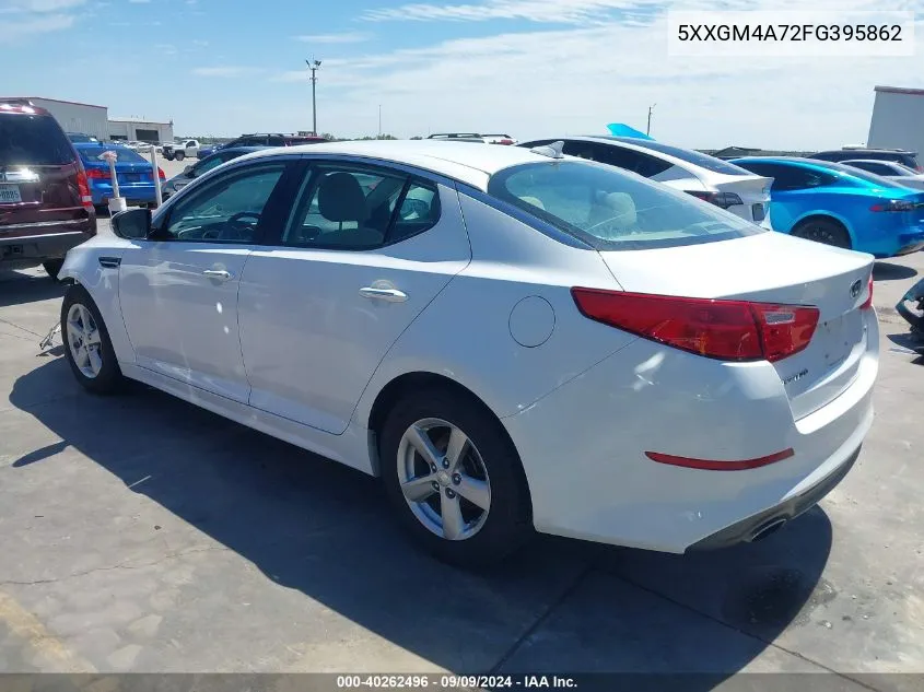 5XXGM4A72FG395862 2015 Kia Optima Lx