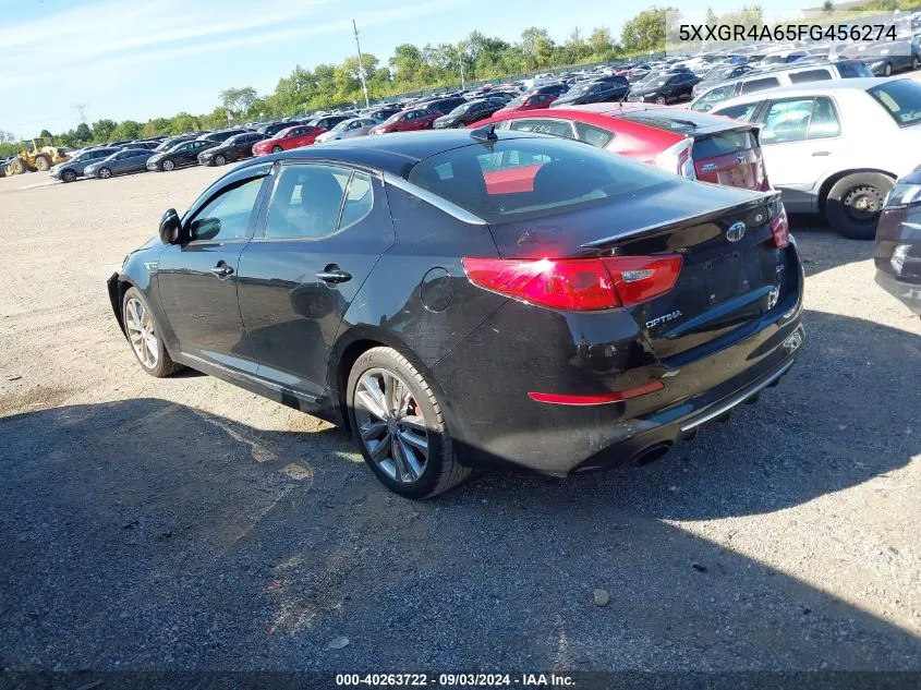 2015 Kia Optima Sxl Turbo VIN: 5XXGR4A65FG456274 Lot: 40263722