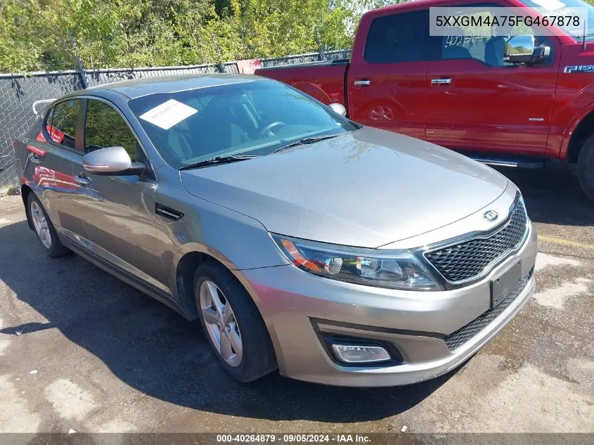 5XXGM4A75FG467878 2015 Kia Optima Lx