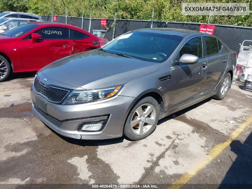 5XXGM4A75FG467878 2015 Kia Optima Lx