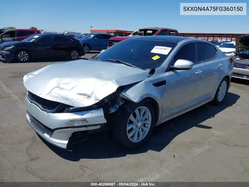 5XXGN4A75FG360150 2015 Kia Optima Ex