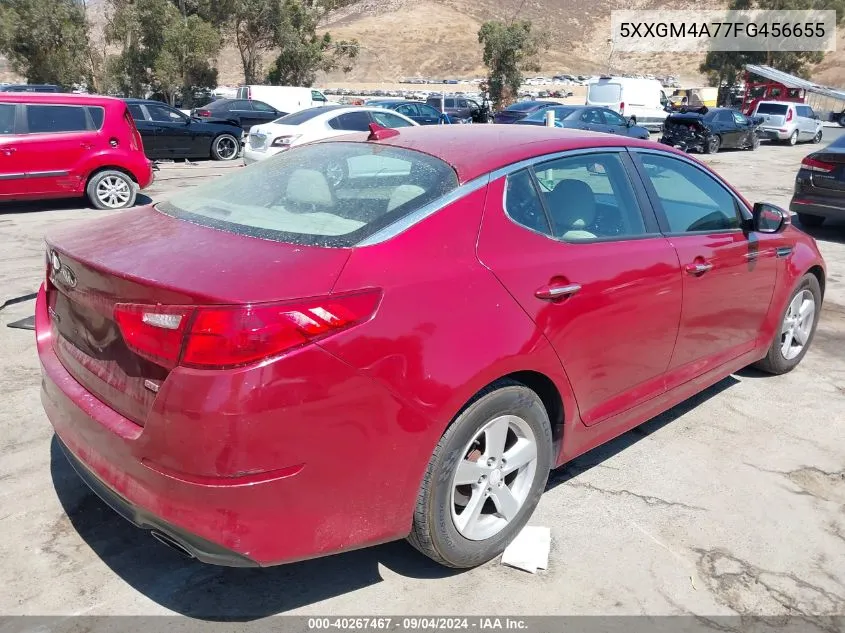 5XXGM4A77FG456655 2015 Kia Optima Lx