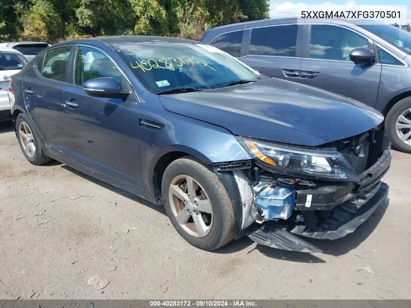 5XXGM4A7XFG370501 2015 Kia Optima Lx