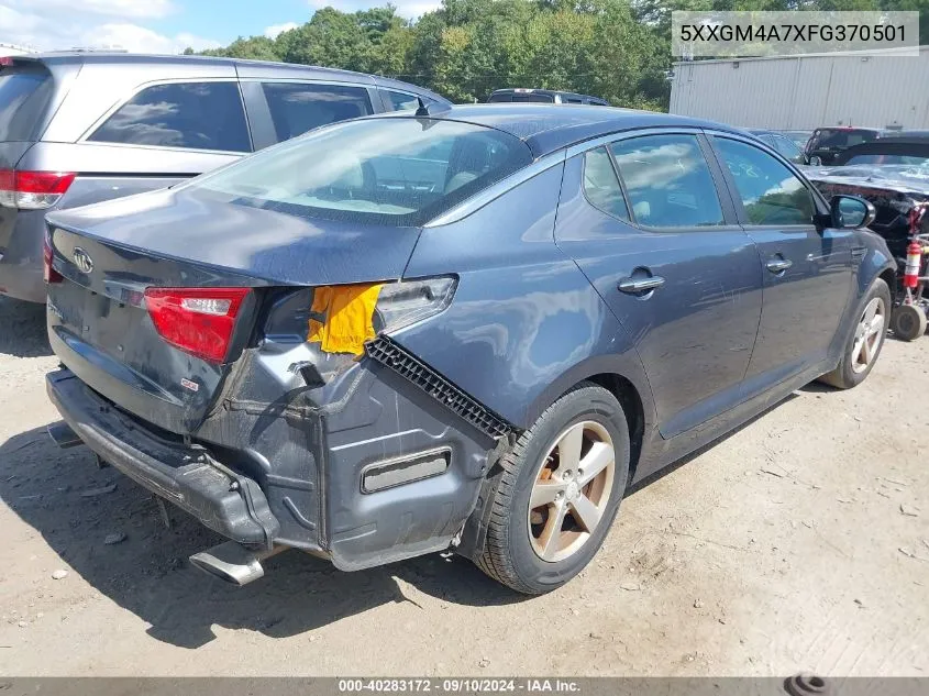 5XXGM4A7XFG370501 2015 Kia Optima Lx