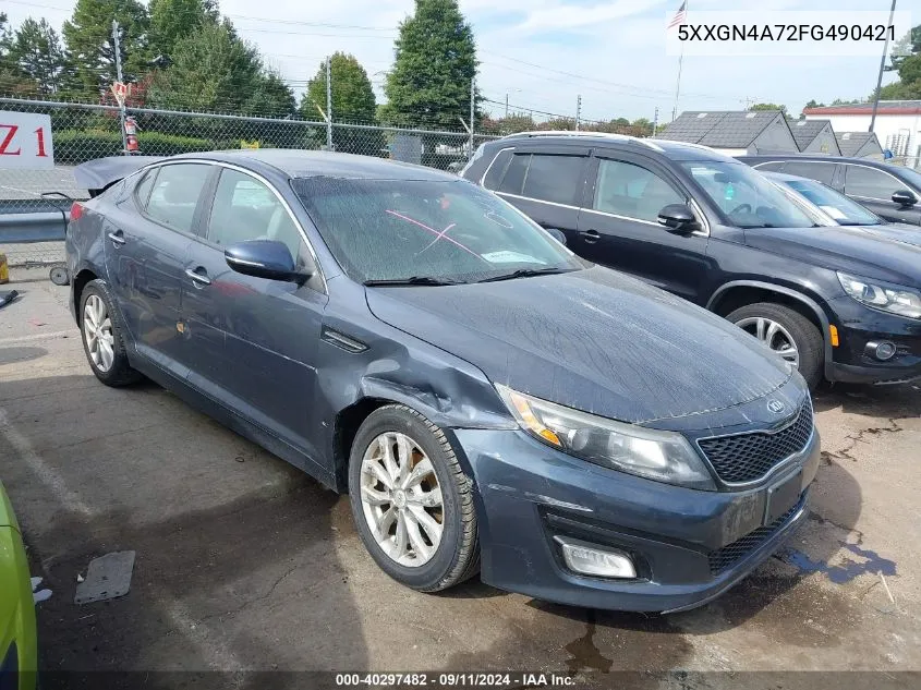 5XXGN4A72FG490421 2015 Kia Optima Ex