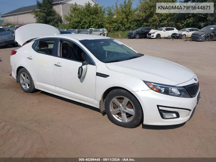 KNAGM4A79F5644871 2015 Kia Optima Lx