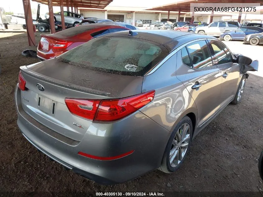 2015 Kia Optima Sx VIN: 5XXGR4A68FG421275 Lot: 40305130