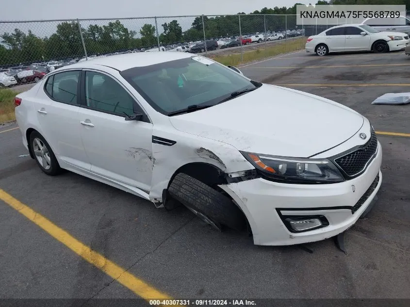 KNAGM4A75F5568789 2015 Kia Optima Lx