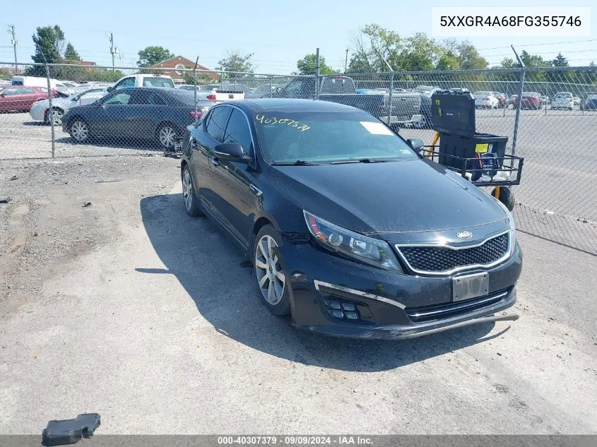 2015 Kia Optima Sxl Turbo VIN: 5XXGR4A68FG355746 Lot: 40307379