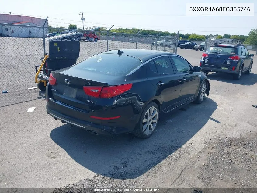 2015 Kia Optima Sxl Turbo VIN: 5XXGR4A68FG355746 Lot: 40307379