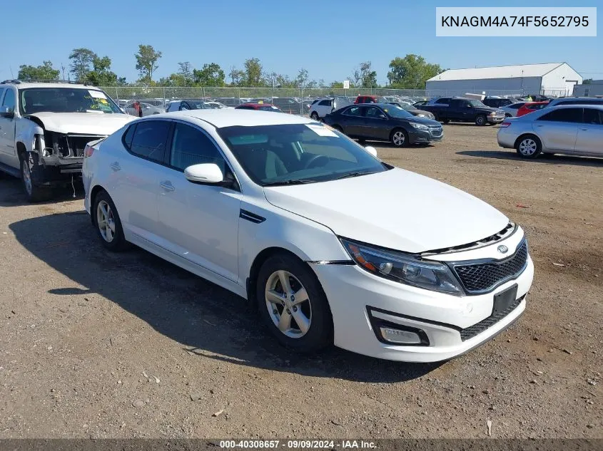 KNAGM4A74F5652795 2015 Kia Optima Lx