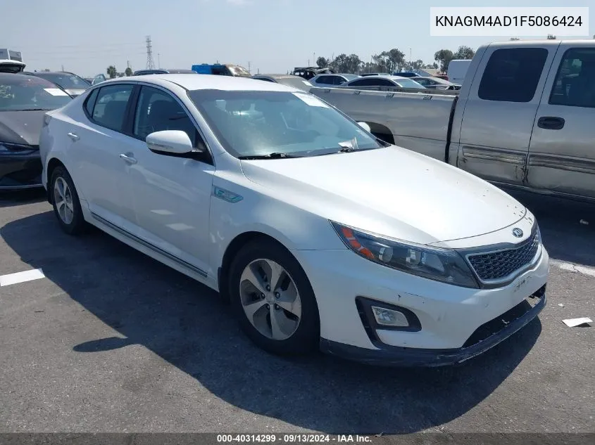 KNAGM4AD1F5086424 2015 Kia Optima Hybrid Hybrid