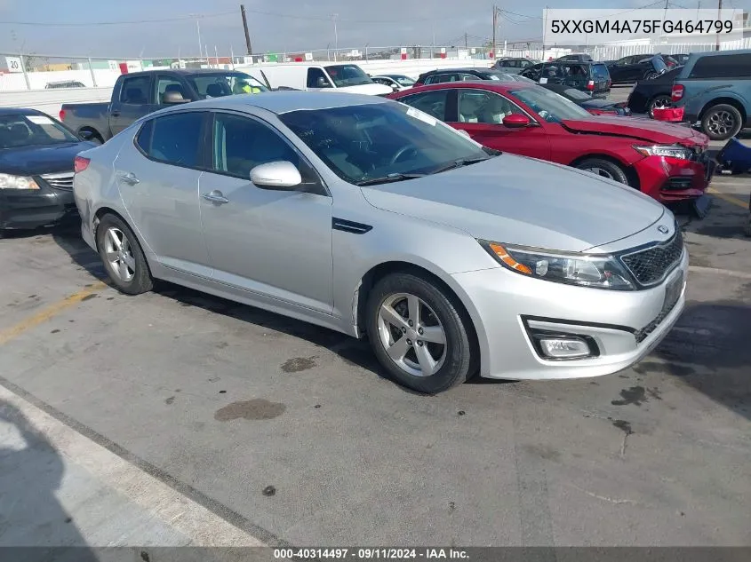 2015 Kia Optima Lx VIN: 5XXGM4A75FG464799 Lot: 40314497