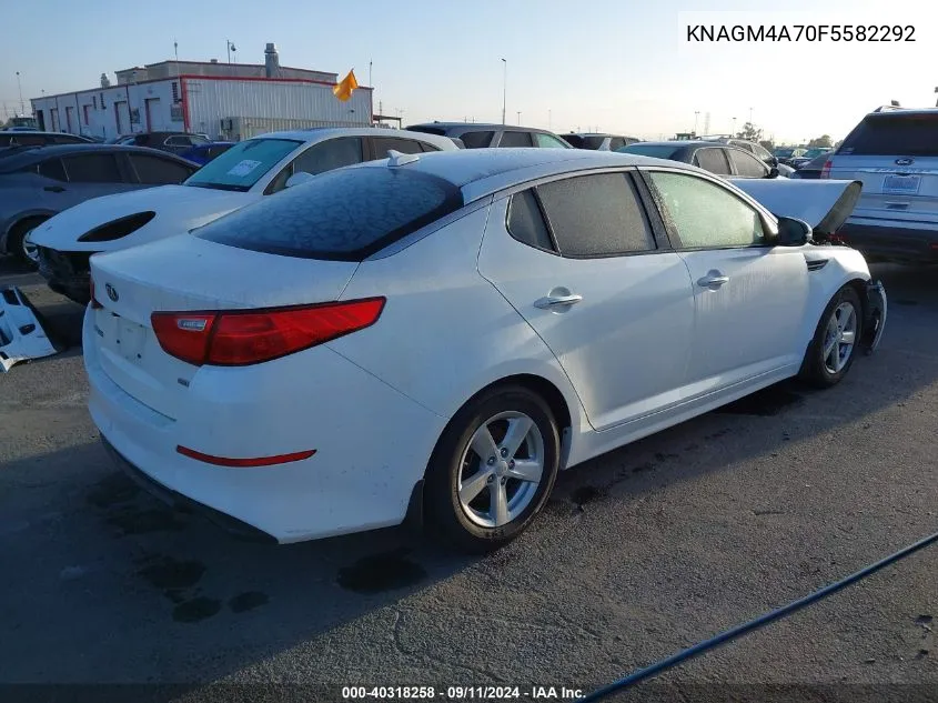 KNAGM4A70F5582292 2015 Kia Optima Lx