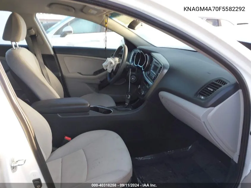 KNAGM4A70F5582292 2015 Kia Optima Lx