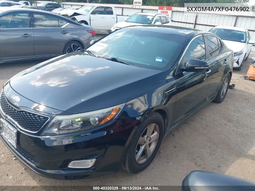 5XXGM4A7XFG476902 2015 Kia Optima Lx