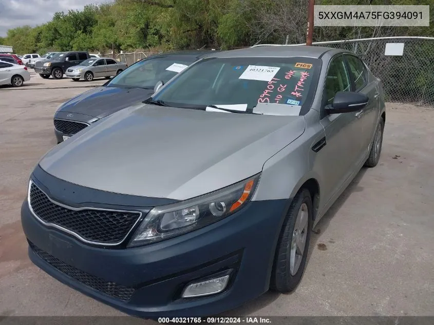 5XXGM4A75FG394091 2015 Kia Optima Lx