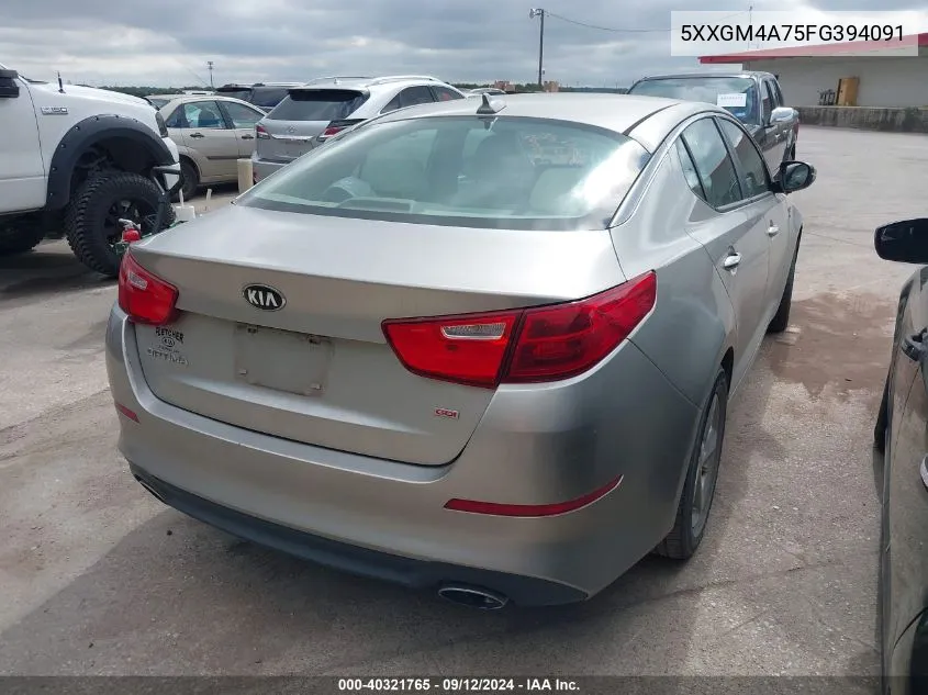 5XXGM4A75FG394091 2015 Kia Optima Lx