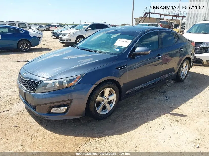 2015 Kia Optima Lx VIN: KNAGM4A71F5572662 Lot: 40326498