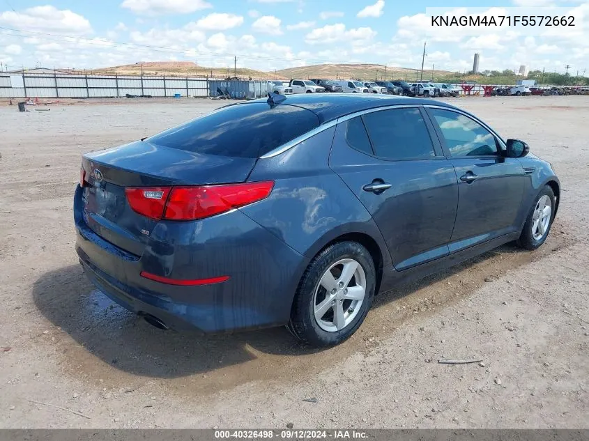 2015 Kia Optima Lx VIN: KNAGM4A71F5572662 Lot: 40326498