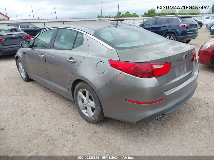 2015 Kia Optima Lx VIN: 5XXGM4A71FG457462 Lot: 40326616