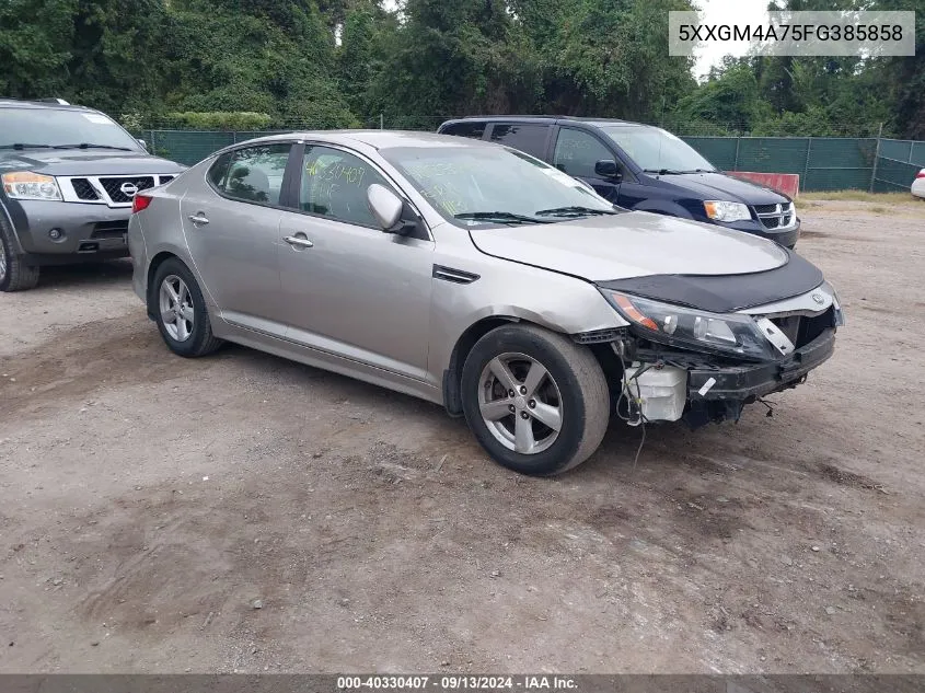 5XXGM4A75FG385858 2015 Kia Optima Lx