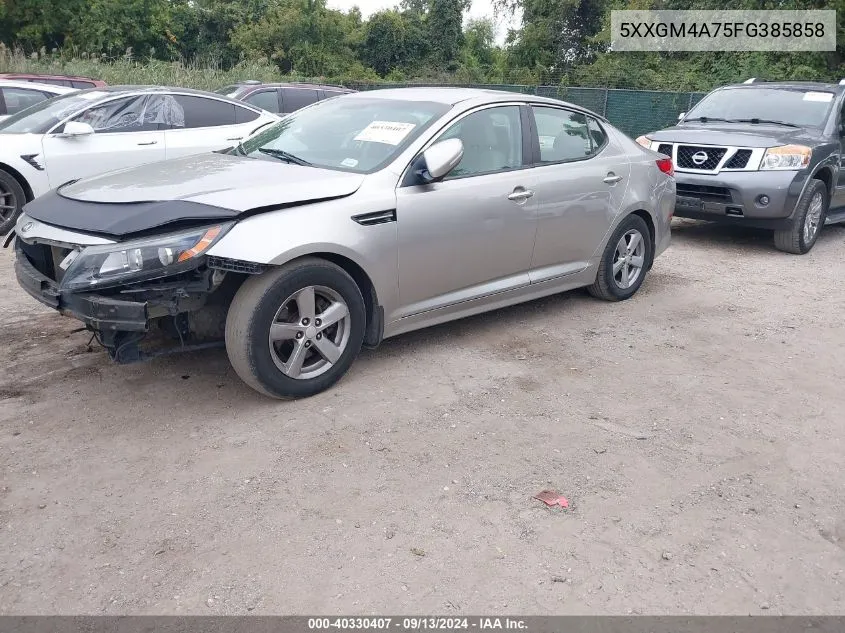 5XXGM4A75FG385858 2015 Kia Optima Lx