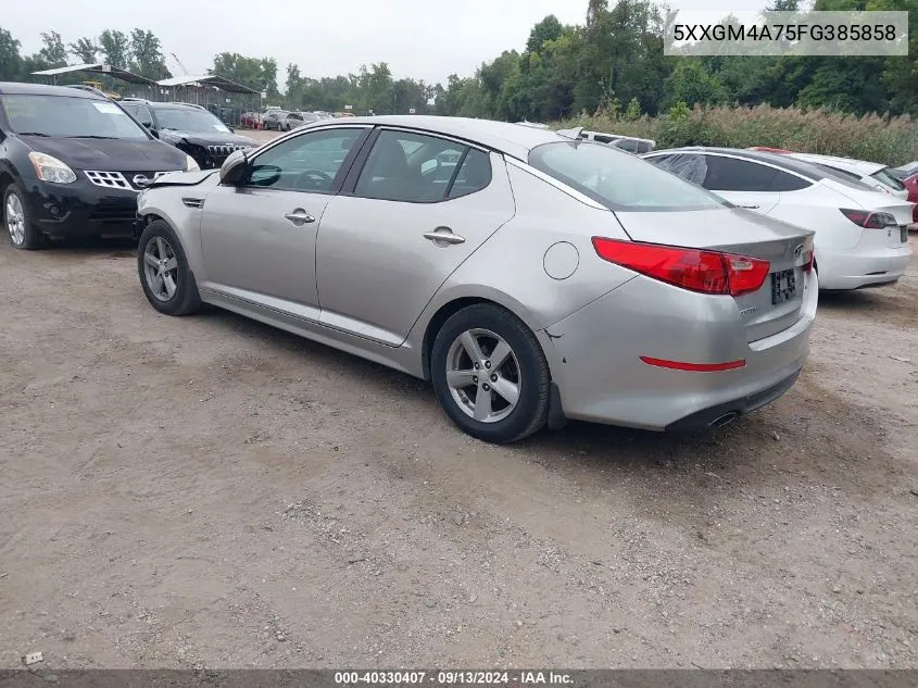 5XXGM4A75FG385858 2015 Kia Optima Lx