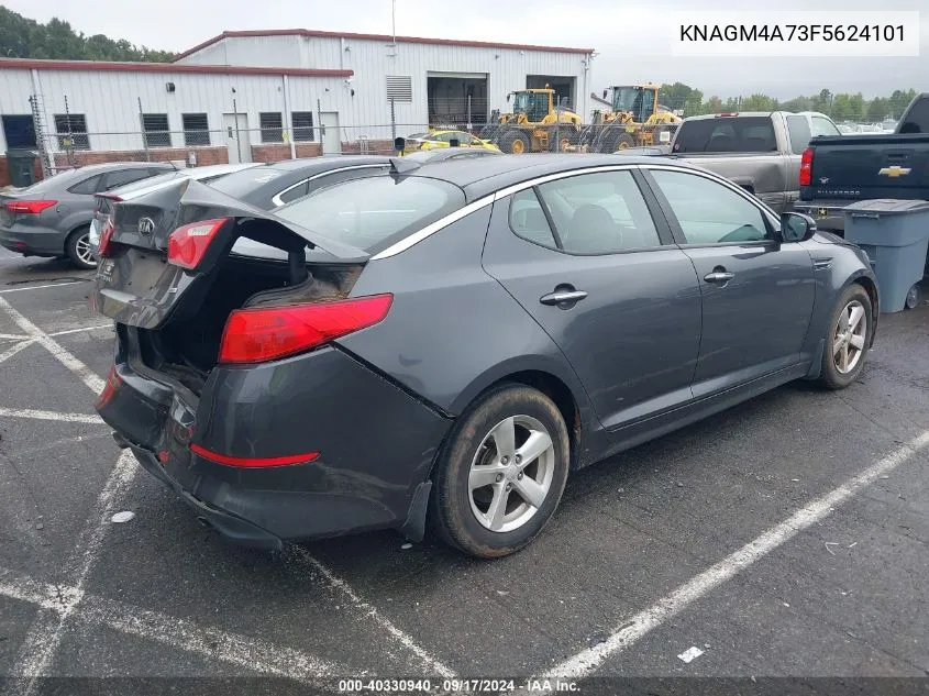 2015 Kia Optima Lx VIN: KNAGM4A73F5624101 Lot: 40330940