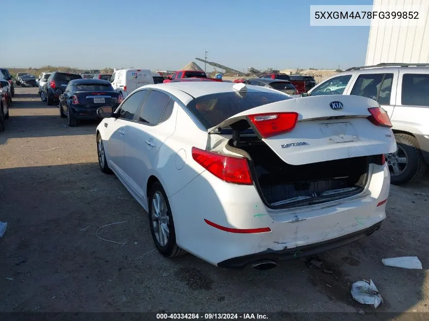 5XXGM4A78FG399852 2015 Kia Optima Lx