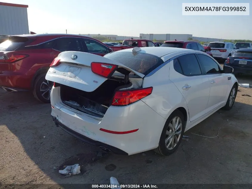 5XXGM4A78FG399852 2015 Kia Optima Lx