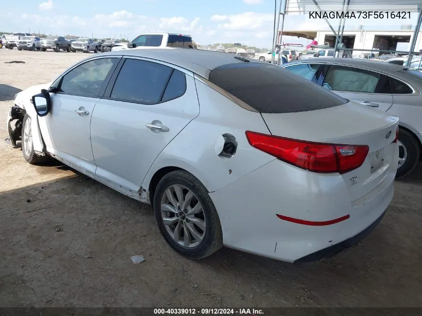 KNAGM4A73F5616421 2015 Kia Optima Lx