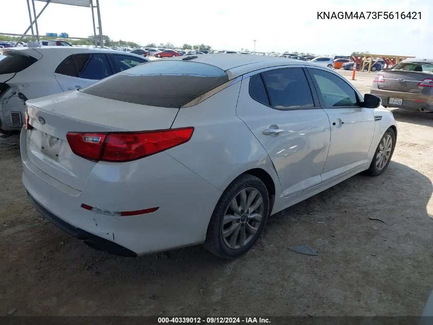 KNAGM4A73F5616421 2015 Kia Optima Lx