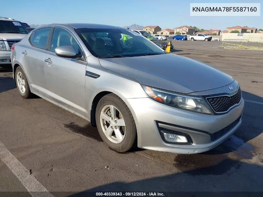 KNAGM4A78F5587160 2015 Kia Optima Lx