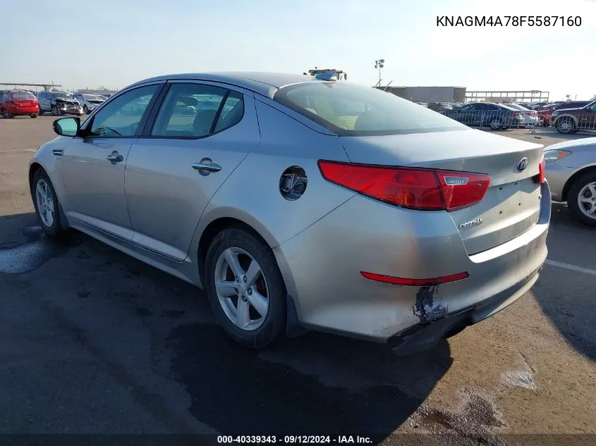 KNAGM4A78F5587160 2015 Kia Optima Lx