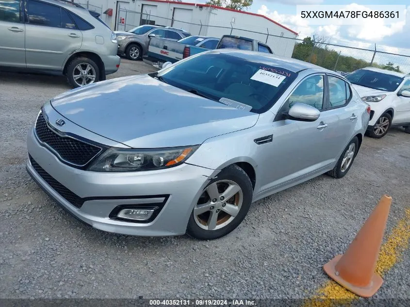 5XXGM4A78FG486361 2015 Kia Optima Lx