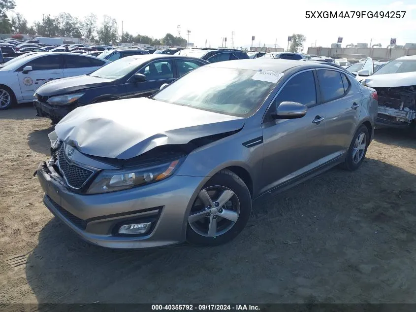 5XXGM4A79FG494257 2015 Kia Optima Lx