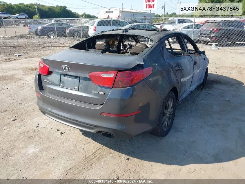 5XXGN4A78FG437545 2015 Kia Optima Ex