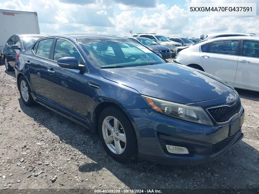 5XXGM4A70FG437591 2015 Kia Optima Lx