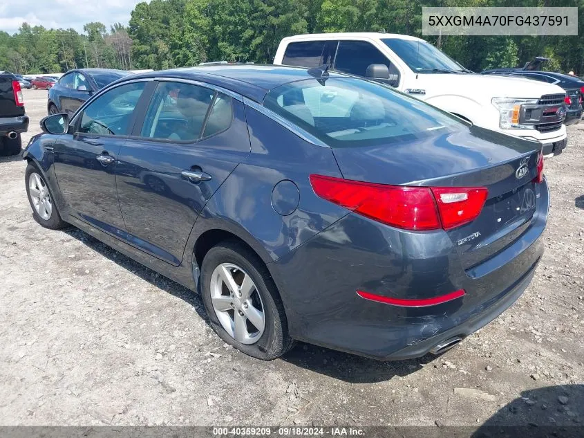 5XXGM4A70FG437591 2015 Kia Optima Lx