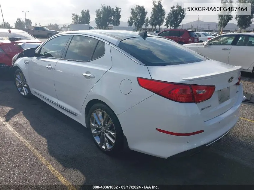 5XXGR4A60FG487464 2015 Kia Optima Sxl Turbo