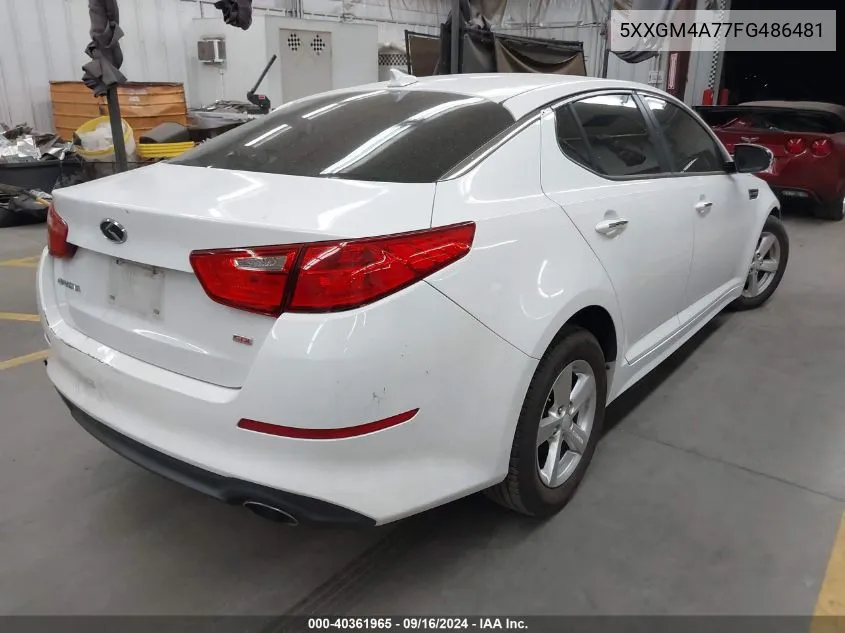 5XXGM4A77FG486481 2015 Kia Optima Lx