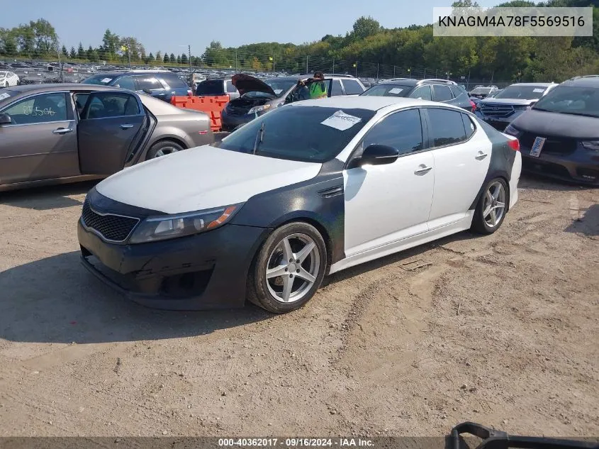 KNAGM4A78F5569516 2015 Kia Optima Lx