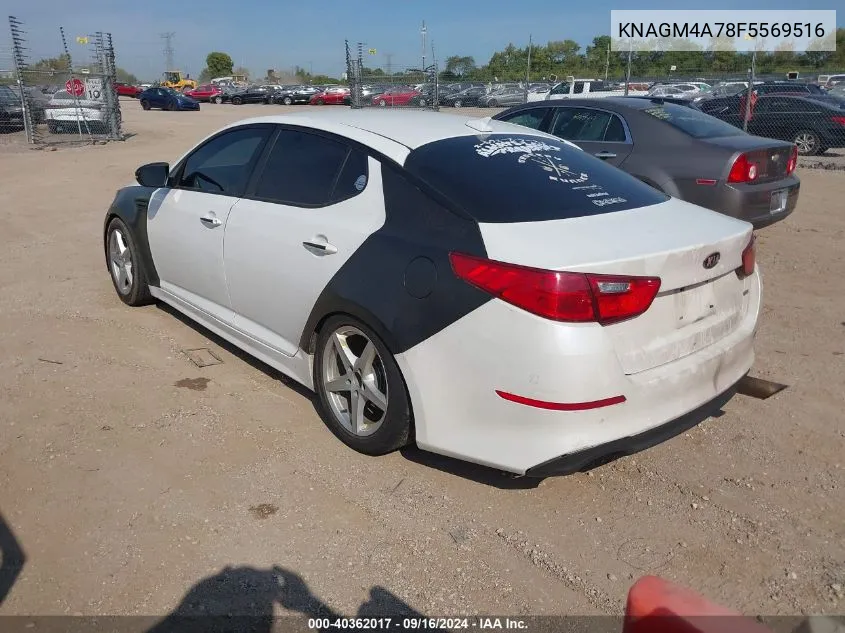 KNAGM4A78F5569516 2015 Kia Optima Lx