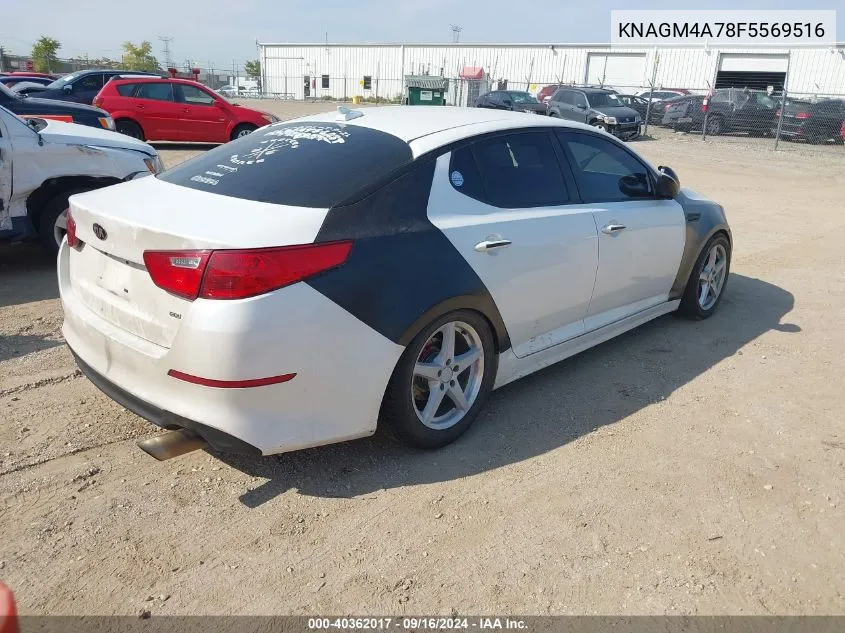 2015 Kia Optima Lx VIN: KNAGM4A78F5569516 Lot: 40362017