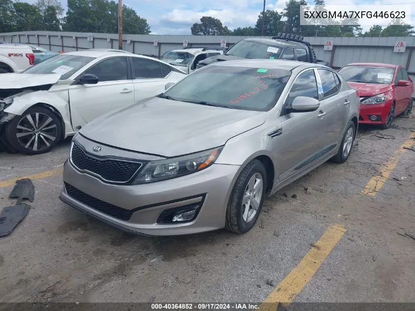 2015 Kia Optima Lx VIN: 5XXGM4A7XFG446623 Lot: 40364852