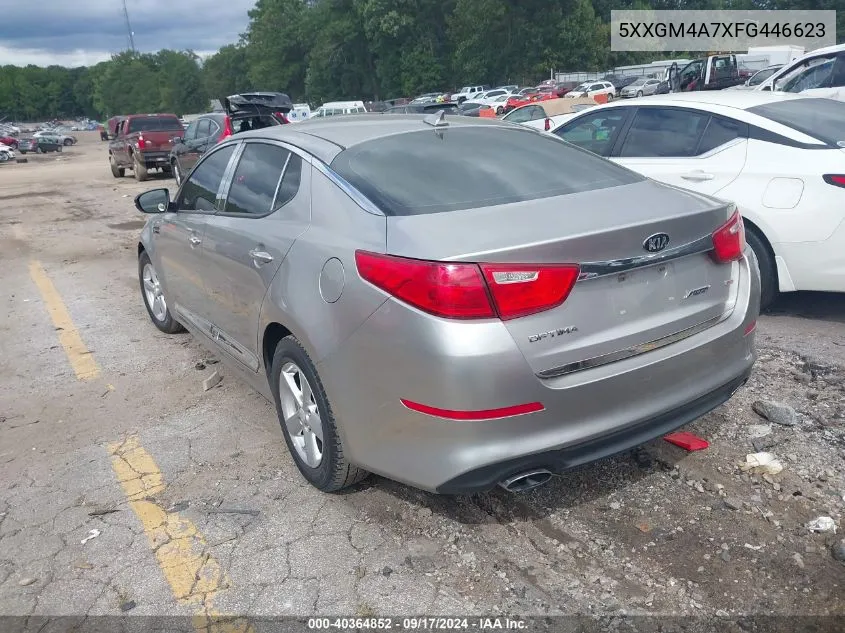 2015 Kia Optima Lx VIN: 5XXGM4A7XFG446623 Lot: 40364852