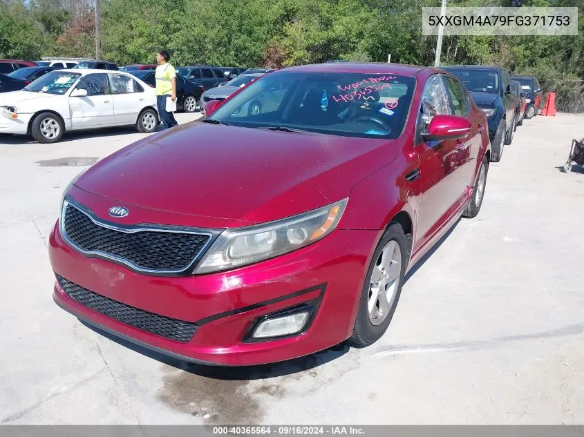 2015 Kia Optima Lx VIN: 5XXGM4A79FG371753 Lot: 40365564